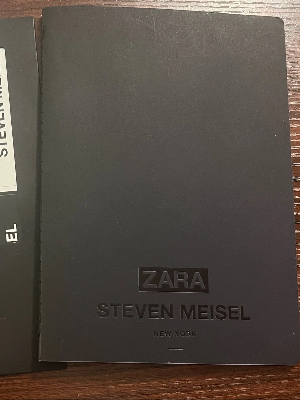 Zara x Steven Meisel -A5 Notebook Sticker Set - Black/Silver NWT